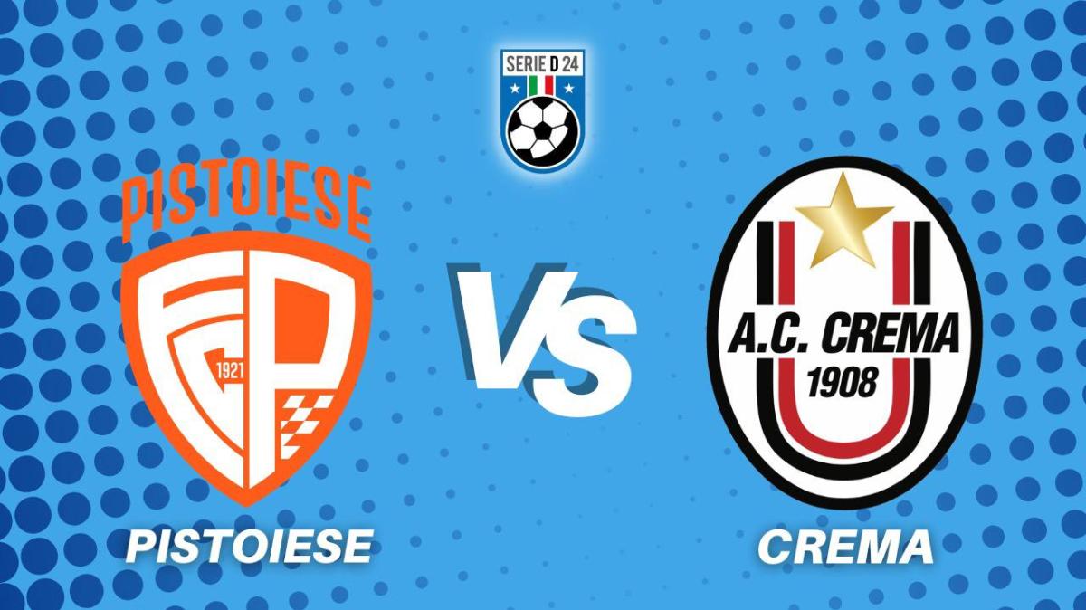 Pistoiese-Crema 4-2, la diretta della partita