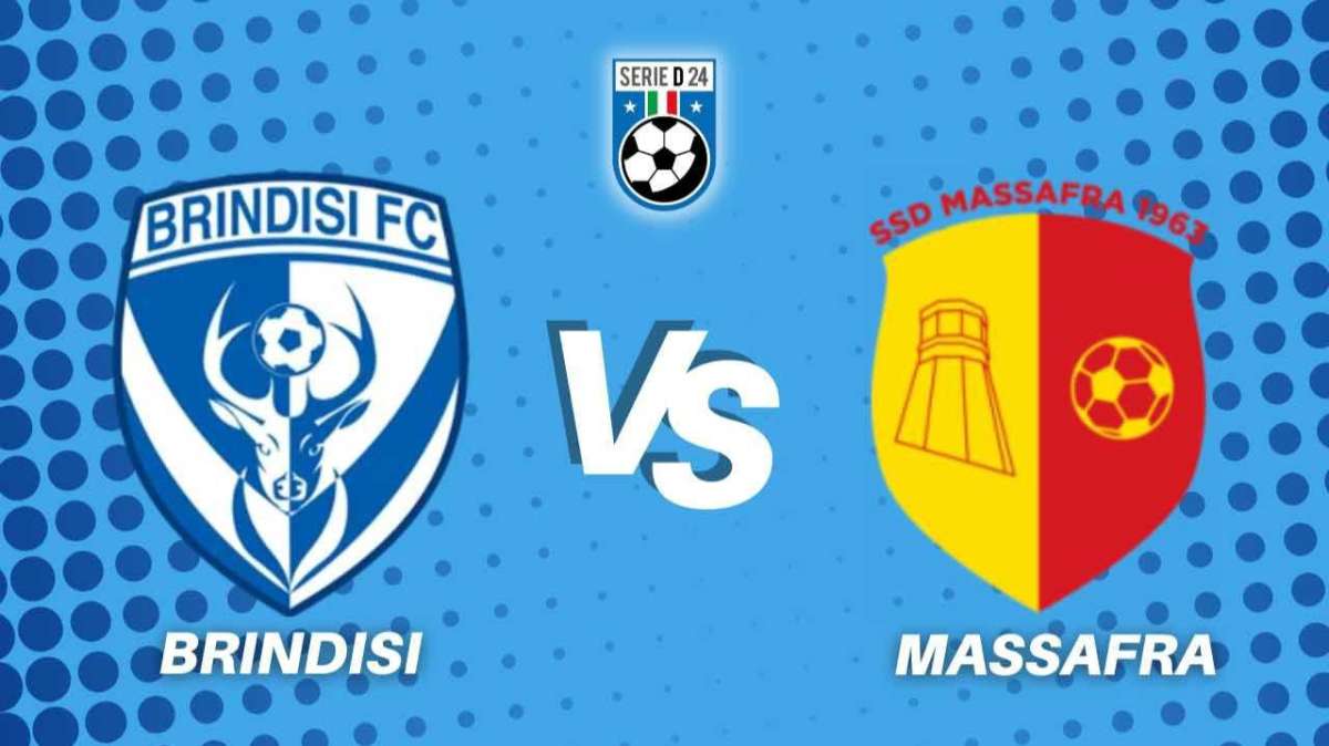 Brindisi-Massafra 2-0, i biancazzurri rispondono alla vittoria del Bisceglie