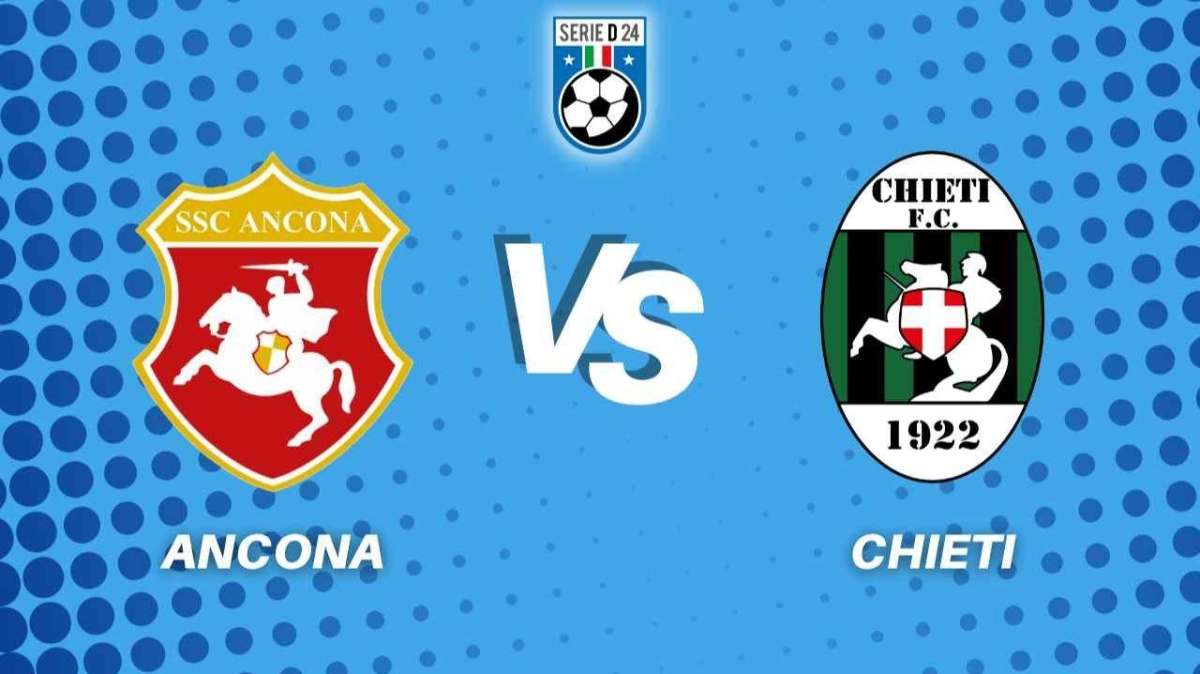 Ancona-Chieti 4-1, il tabellino