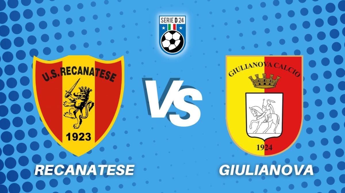 Recanatese-Giulianova, la diretta della partita