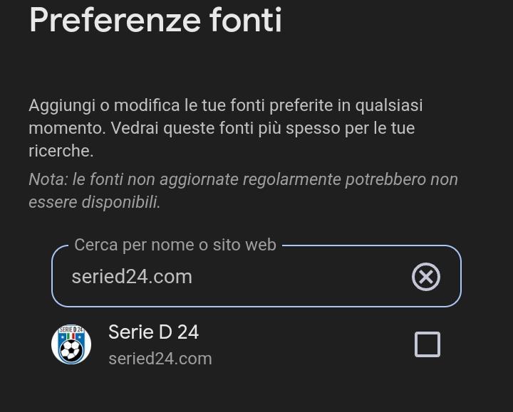Google News, aggiungi seried24.com tra le fonti preferite