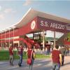 Arezzo guarda al futuro: svelato il plastico del nuovo stadio 