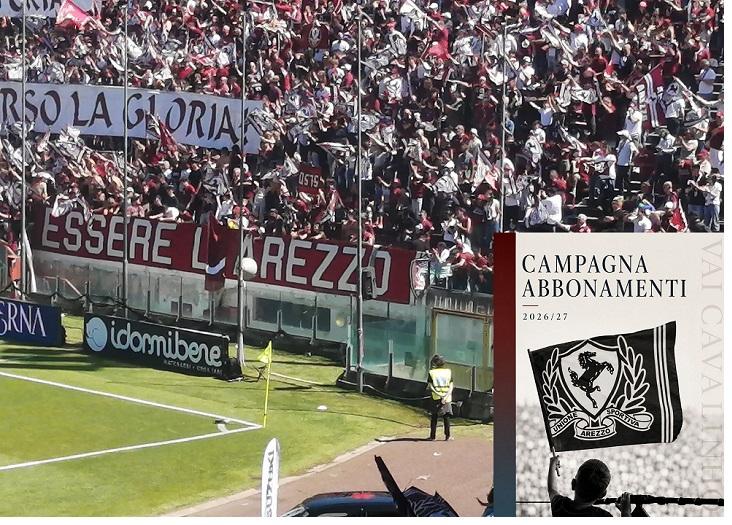 “Vai Cavalinho”: al via la campagna abbonamenti dell’Arezzo per la Serie B