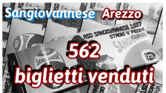Sangiovannese vs Arezzo, 562 tifosi al seguito degli amaranto