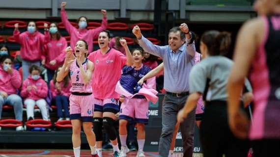 La serie A2 Femminile : Jolly Acli Livorno vs  Nico Basket 56 - 67 
