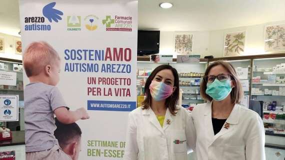 Le Farmacie Comunali ospitano la campagna “SosteniAMO Autismo Arezzo”