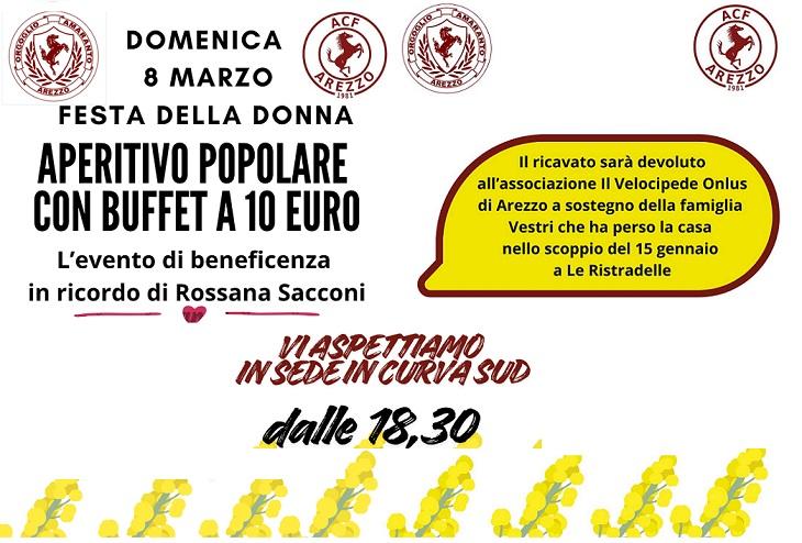 Cuore Amaranto per l'8 Marzo: un aperitivo di solidarietà