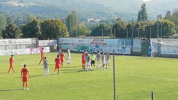 Allenamento congiunto Trestina vs Baldaccio Bruni 2 - 1