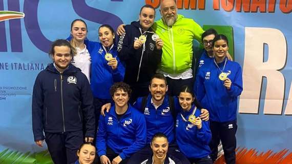 L’Accademia Karate Casentino festeggia cinque titoli italiani Aics