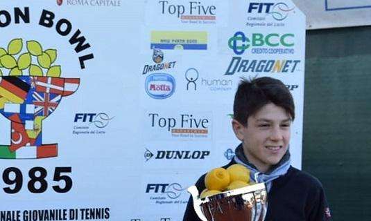 Il Tennis Giotto in finale al Lemon Bowl con Lorenzo De Vizia
