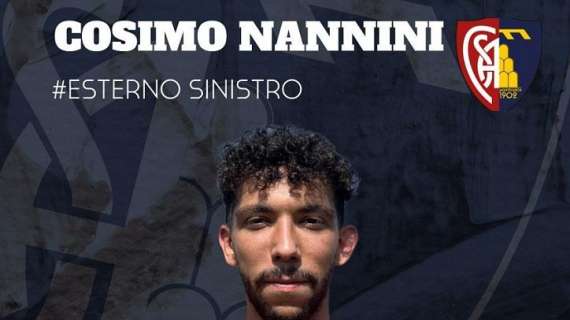 Il Montevarchi ufficializza l' arrivo di Cosimo Nannini in rosso blu
