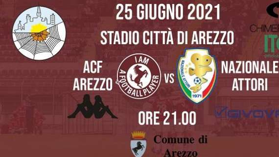 La partita dei cuori uniti: l'Arezzo femminile sfida la Nazionale Attori