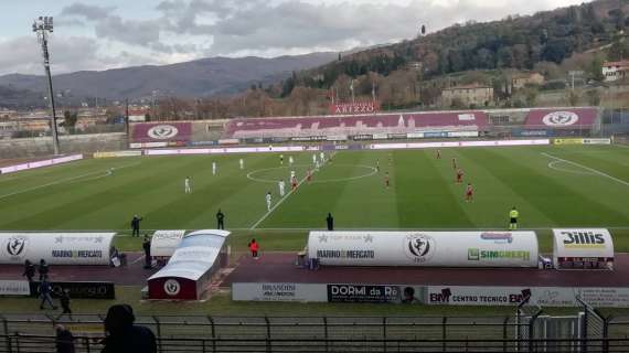 Campionato di Lega Pro : Arezzo - Vis Pesaro 0 - 0 