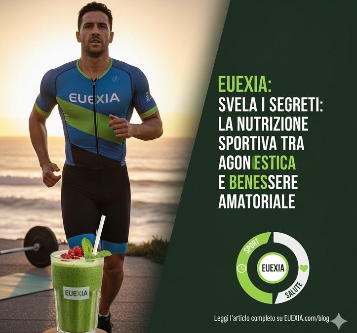 EUEXIA Svela i Segreti: La Nutrizione Sportiva tra Performance Agonistica e Benessere Amatoriale.