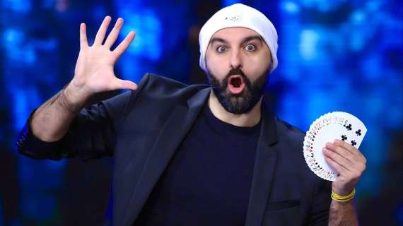 Sergio Sgrilli e Andrea Paris sul palco dell’“Aquila d’Oro - Città di Arezzo”