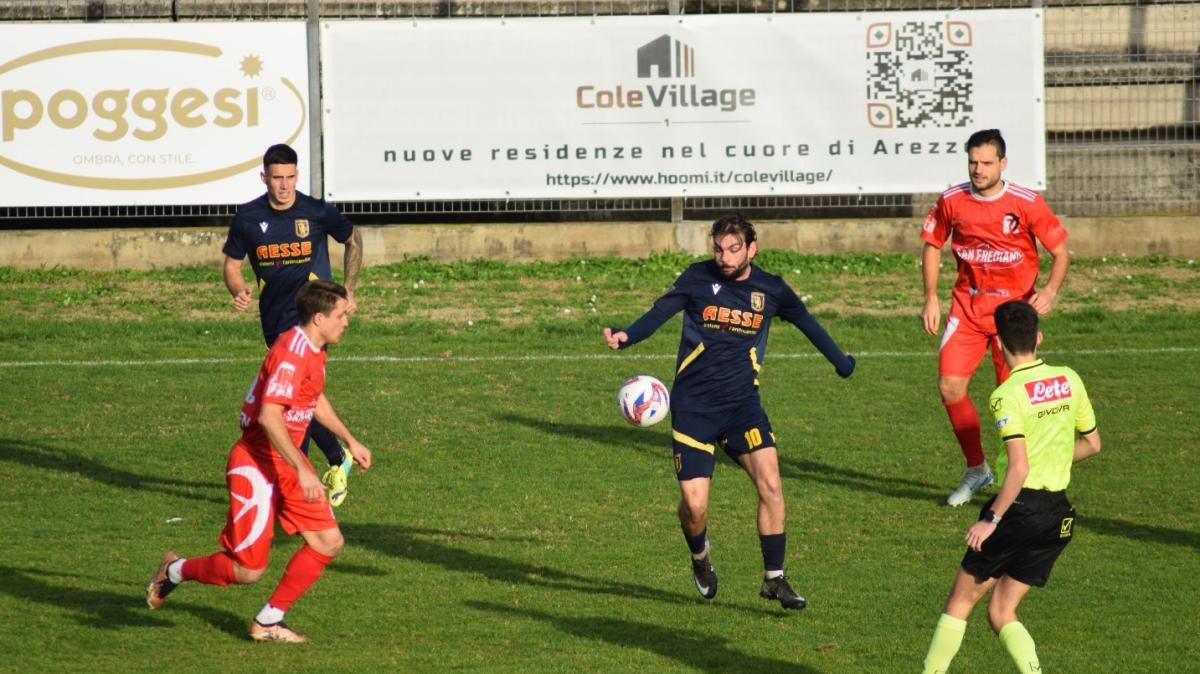 La Rondinella espugna il "Del Buffa": Saccardi punisce il Figline ed è primato d'inverno