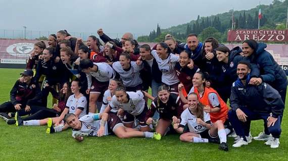 Serie B Femminile : Arezzo - Pavia 1 - 0