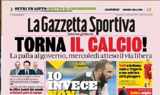 Juventus, Higuain non vorrebbe rientrare a Torino, avrebbe timore del Coronavirus