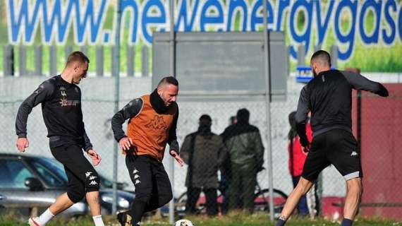 L' Arezzo ritorna in campo per preparare la prossima sfida interna con la Sangiovannese 