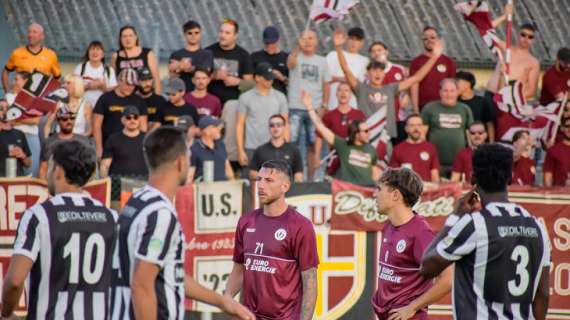  Sansepolcro-Arezzo 1-1, buona prova amaranto davanti a un grande pubblico.