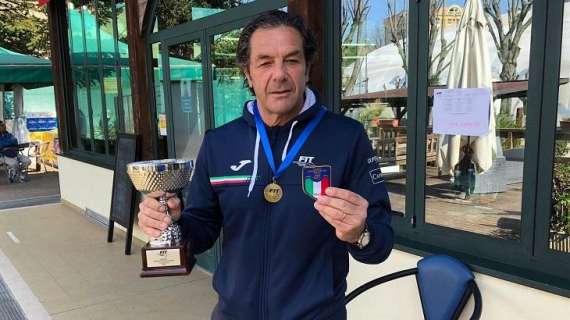 L’aretino Claudio Contenti è campione italiano over60 di tennis