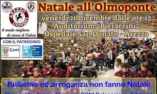 Bullismo ed arroganza non fanno Natale, Olmoponte, Arezzo Giovani e CONI Delegazione d'Arezzo insieme per un Natale di solidarietà nel rispetto di tutti.