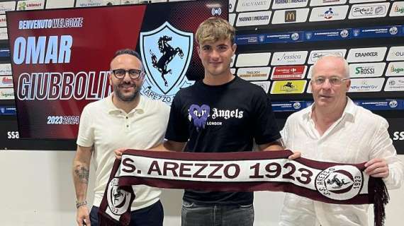 L' Arezzo investe nei giovani, arriva Omar Giubbolini