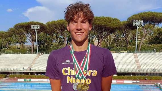 Tre medaglie per Gabriele Gambini ai Campionati Italiani Giovanili di nuoto