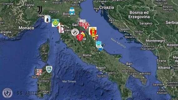 Lega Pro : L' Arezzo inserito nel girone B, conosciamo le avversarie
