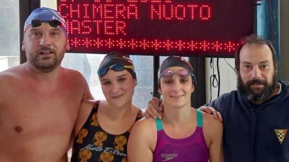 Un oro e due argenti per il ritorno in vasca dei Master della Chimera Nuoto