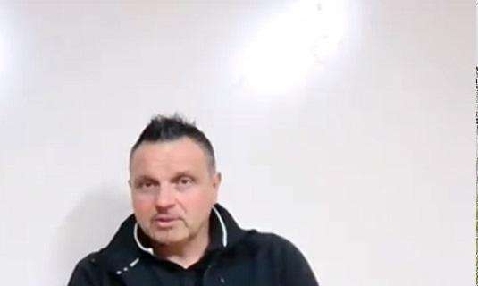... con Andrea Laurenzi, Allenatore Cortona Camucia