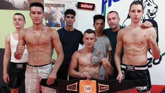 Giorgino Pricop del Team Jakini è campione europeo di kickboxing