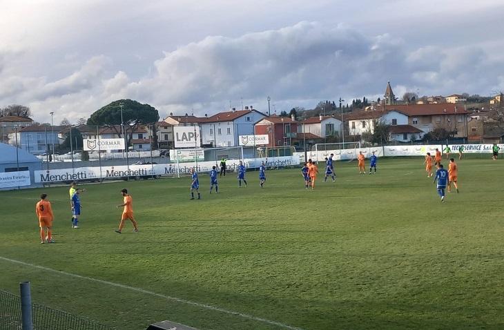 Cortona Camucia, colpaccio esterno: Montagnano battuto 2-1
