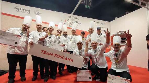 Uno chef aretino trionfa con la Toscana ai Campionati della Cucina Italiana