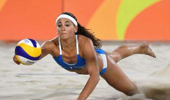 ... con Marta Menegatti campionessa Italiana di beach volley 