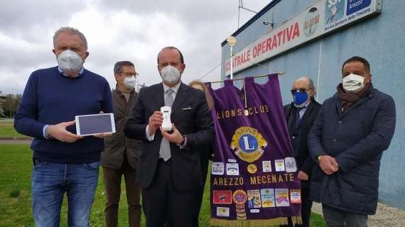 Il Lions Club Arezzo Mecenate dona un ecografo portatile al 118