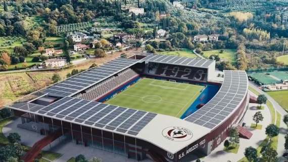 Arezzo fa scuola: il primo stadio italiano a seguire la nuova legge