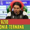 Guidonia-Ternana, la conferenza stampa di Fazio | VIDEO