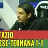 Playoff Pianese-Ternana 1-1: la conferenza stampa di Fazio | VIDEO