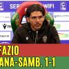 Ternana-Sambenedettese 1-1, la conferenza stampa di Fazio | VIDEO