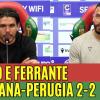 Ternana-Perugia 2-2, la conferenza stampa di Fazio e Ferrante | VIDEO