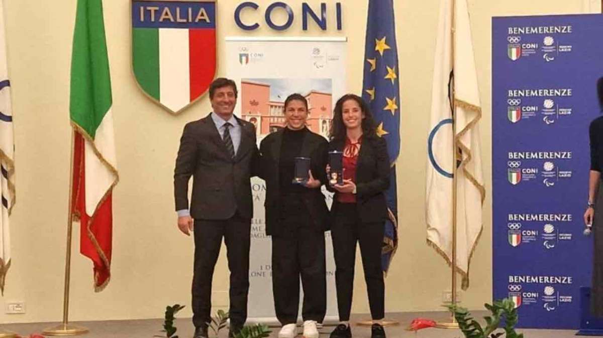 Claudia Ciccotti insignita della medaglia al valore atletico