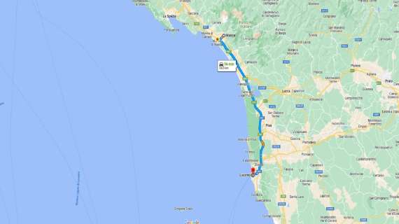 Passato e futuro della Ternana racchiusi in appena 68 km di costa toscana 