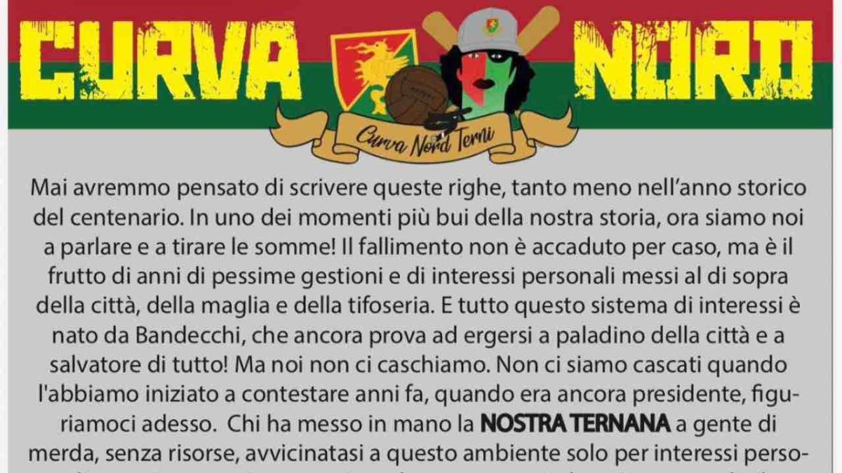 Comunicato Curva Nord