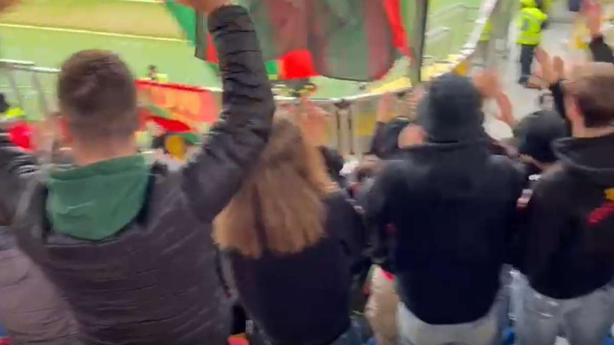 Frosinone-Ternana, viaggio nel settore ospiti colorato di rossoverde - VIDEO/3