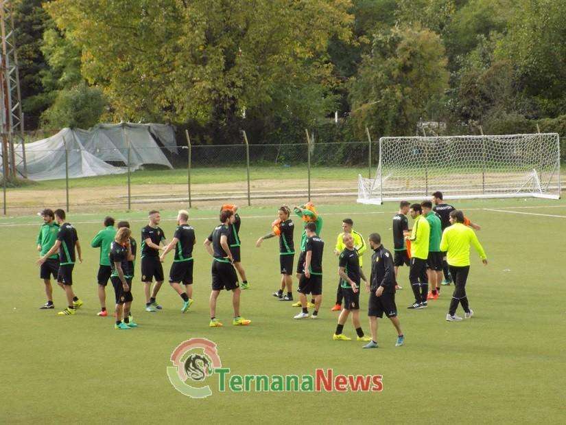 Di nuovo lavoro pomeridiano per la Ternana