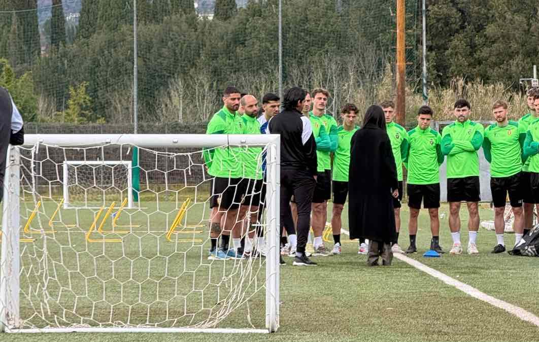 Claudia Rizzo con la squadra
