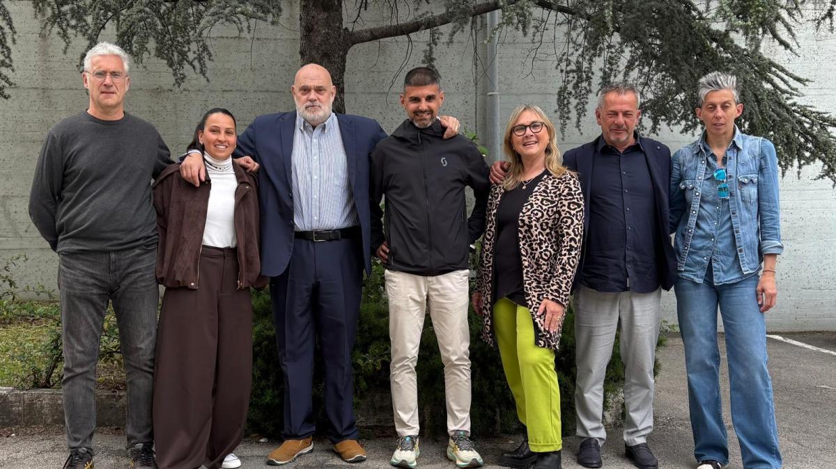 Fabio Moscatelli e la squadra