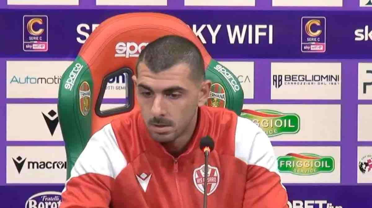 Ternana-Vis Pesaro 1-1, Di Paola: "Ce la siamo giocata contro una grande squadra"