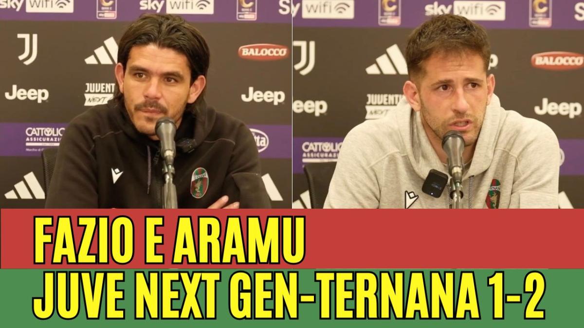 Juventus Next Gen-Ternana 2-1, la conferenza stampa di Fazio e Aramu | VIDEO